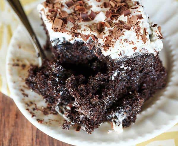 Recipe: Dark Chocolate Mocha Moonshine Cake