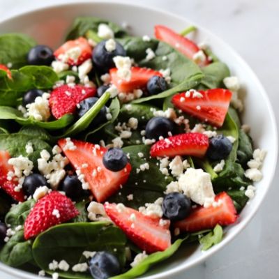 Recipe: Sweet Strawberry & Greens Salad