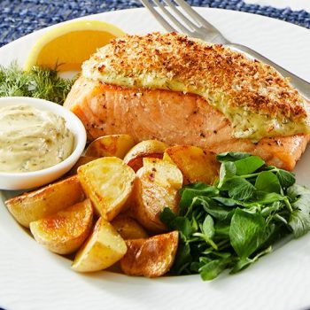 Recipe: Panko Crusted Salmon