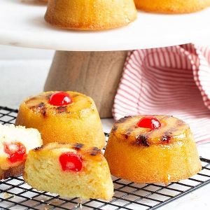 Recipe: Sweet+Spicy Grilled Pineapple Upside Down Cupcakes
