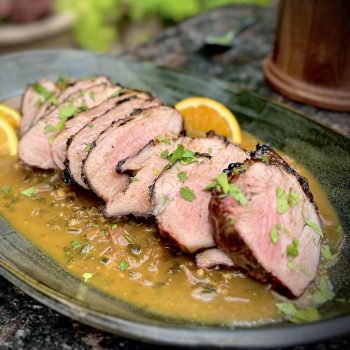Recipe: Jalapeno Peach Glazed Pork Tenderloin