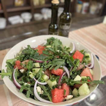 Recipe: Spicy Watermelon & Hot Honey Salad